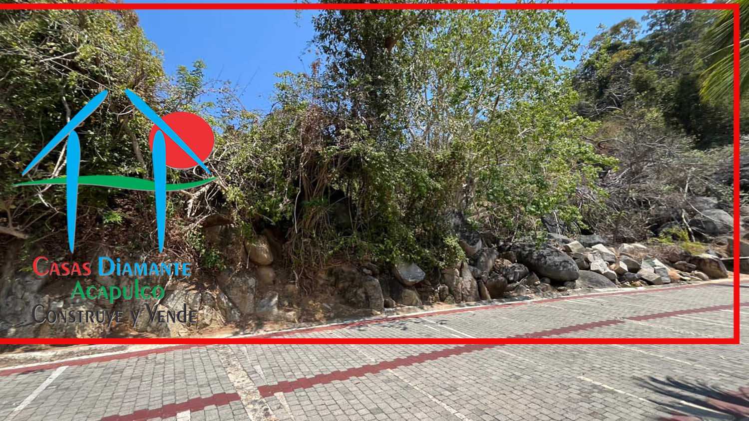 Terreno Brisas del Marqués Manzana F Lote 107 - Vista desde la calle 2